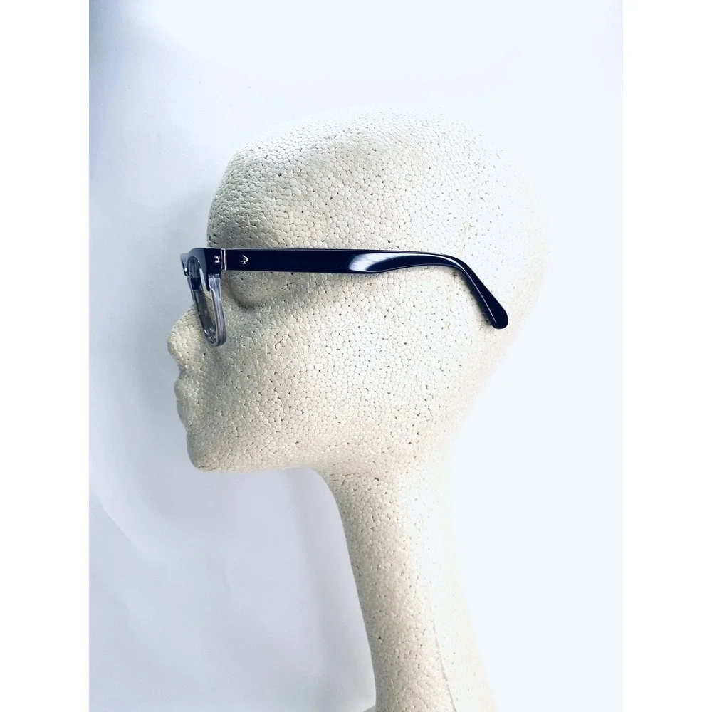 New Kate Spade Black Gray Clear Cat Eye Eyeglasses Carolanne 08A 51 17 140